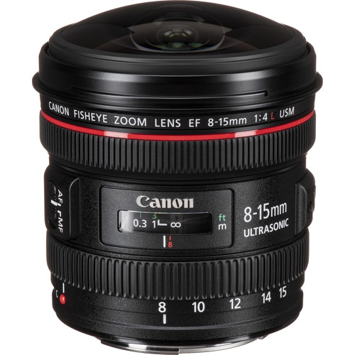 Canon EF 8-15mm f/4L Fisheye USM Lens Canon EF 8-15mm f/4L Fisheye USM Lens