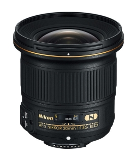 Nikon Af-S Nikkor 20mm F/1.8g Ed Lens