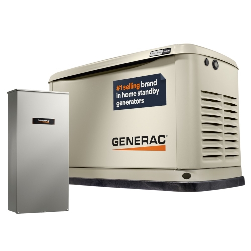 Generac Standby Generator, 14kW | With Whole House Switch | WiFi Enabled, Guardian Series Generac Standby Generator, 14kW | With Whole House Switch | WiFi Enabled, Guardian Series