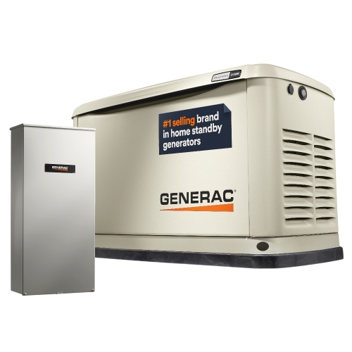 Generac Standby Generator, 24kW | With Whole House Switch | WiFi Enabled