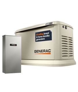 Generac Standby Generator, 26kW | With Whole House Switch | WiFi Enabled