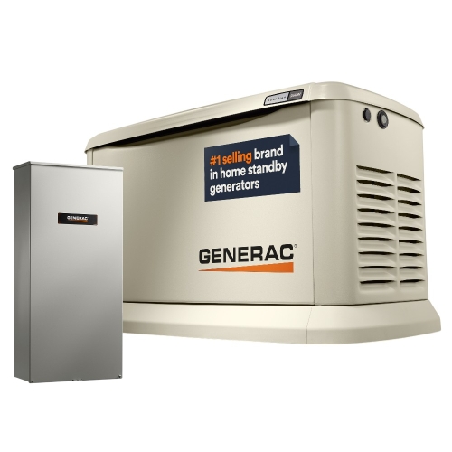 Generac Standby Generator, 26kW | With Whole House Switch | WiFi Enabled