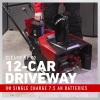 TORO 60V MAX 21 in. (53 cm) Power Clear e21 Single-Stage Snow Blower - 7.5Ah Battery Included